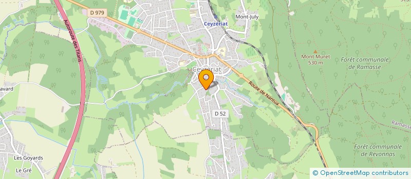 localisation de l'entreprise SCI DES DEUX POTES à CEYZERIAT
