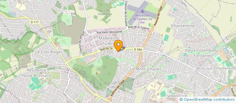 localisation de l'entreprise SCI DES DEUX PRINCES  CHELLES