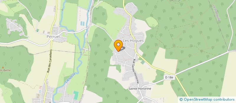 localisation de l'entreprise SCI DES DEUX RIVES  LES HOGUES