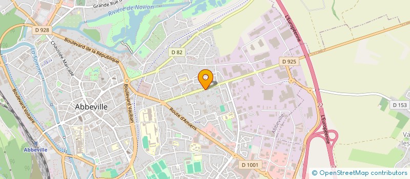 localisation de l'entreprise SCI DES DEUX RIVES à ABBEVILLE