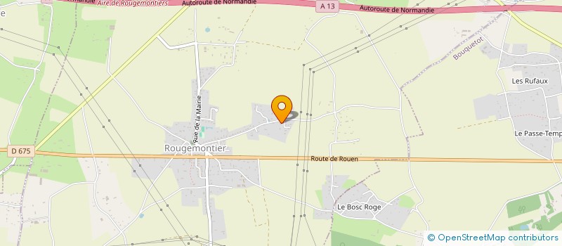 localisation de l'entreprise SCI DES DEUX RIVIERES  ROUGEMONTIERS