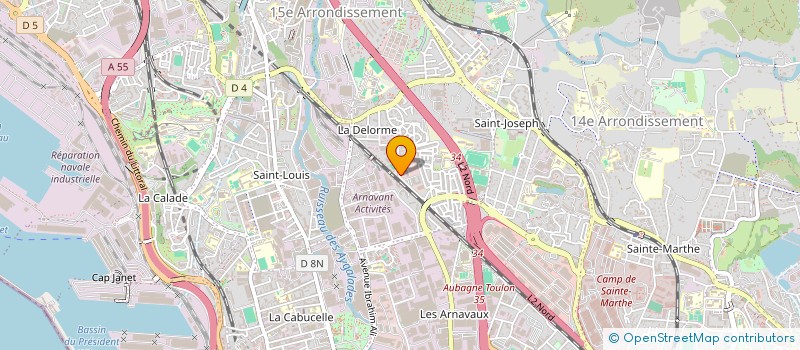 localisation de l'entreprise SCI DES DEUX RONDS-POINTS à MARSEILLE