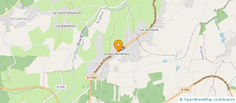 localisation de l'entreprise SCI DES DEUX ROSES  BRUGHEAS