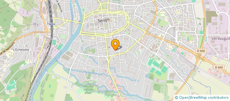 localisation de l'entreprise SCI DES DEUX ROSIERS à SENS