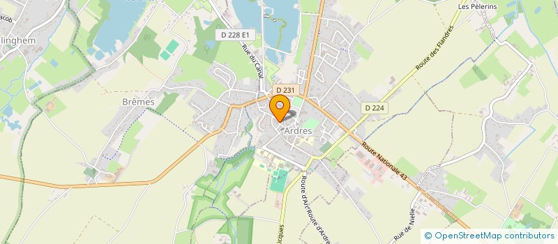 localisation de l'entreprise SCI DES DEUX RUES  ARDRES