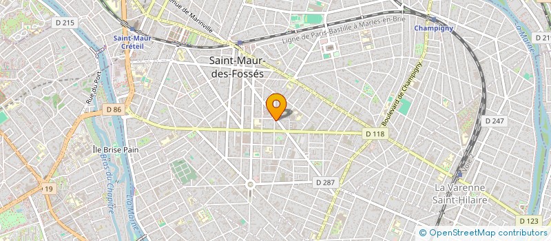 localisation de l'entreprise SCI DES DEUX SARRE à SAINT-MAUR-DES-FOSSES