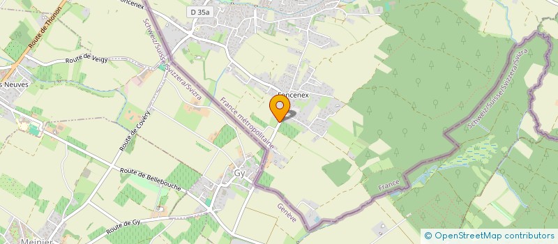 localisation de l'entreprise SCI DES DEUX SAVOIE  VEIGY-FONCENEX