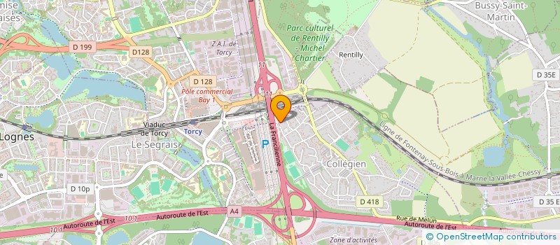 localisation de l'entreprise SCI DES DEUX SETS  LE VERNET-CHAMEANE