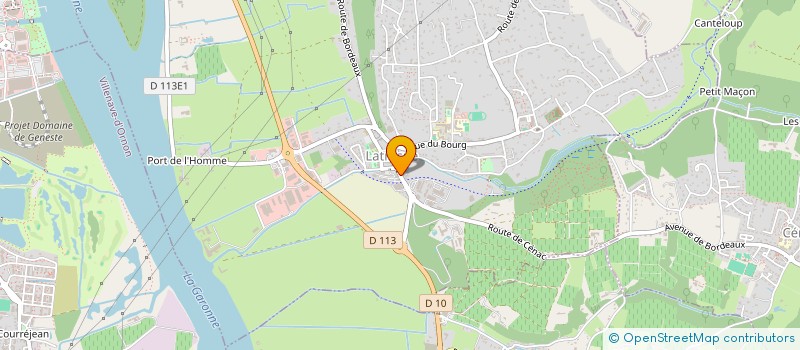 localisation de l'entreprise SCI DES DEUX SOEURS  LATRESNE