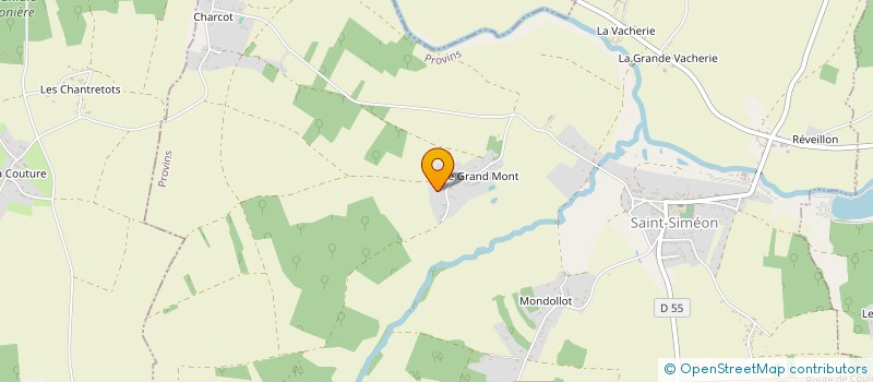 localisation de l'entreprise SCI DES DEUX SOEURS  SAINT-SIMEON