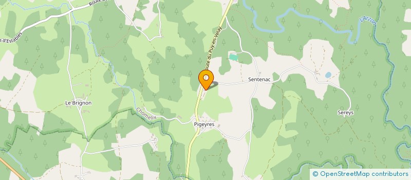 localisation de l'entreprise SCI DES DEUX TILLEULS  SAINT-VICTOR-SUR-ARLANC