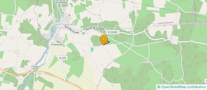 localisation de l'entreprise SCI DES DEUX TOURS  MAINXE-GONDEVILLE