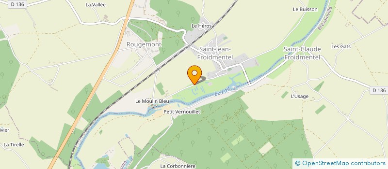 localisation de l'entreprise SCI DES DEUX VALLEE  SAINT-JEAN-FROIDMENTEL