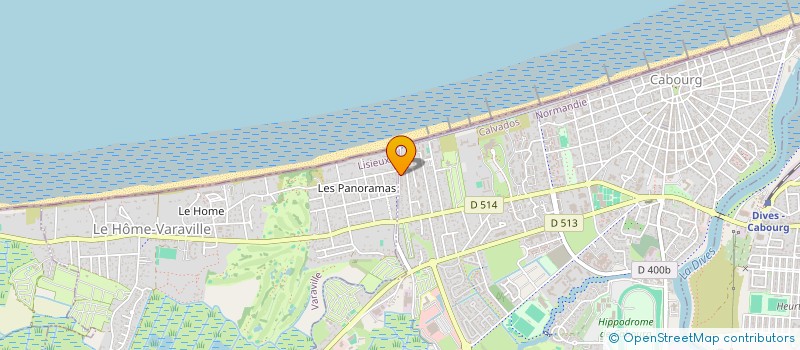 localisation de l'entreprise SCI DES DEVISES à CABOURG