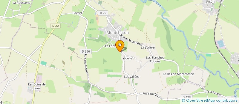 localisation de l'entreprise SCI DES DIMES MANCHE  ORVAL SUR SIENNE