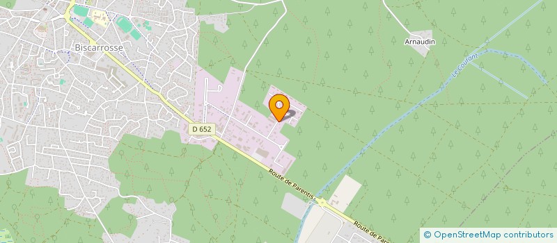 localisation de l'entreprise SCI DES DINANDIERS  BISCARROSSE