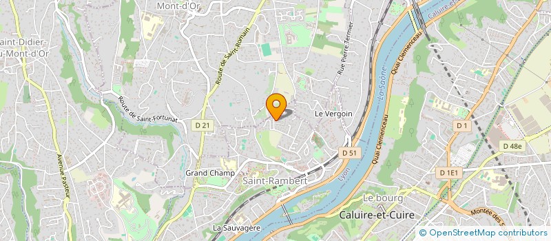 localisation de l'entreprise SCI DES DIODES  LYON