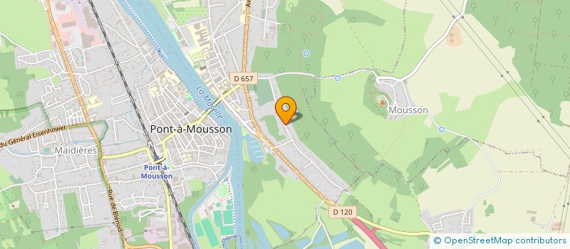 localisation de l'entreprise SCI DES DIX NEUF ARCHES  PONT-A-MOUSSON