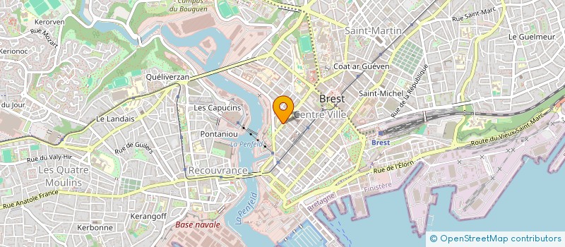 localisation de l'entreprise SCI DES DOCTEURS CASSAN CORRE ET METZGER  BREST