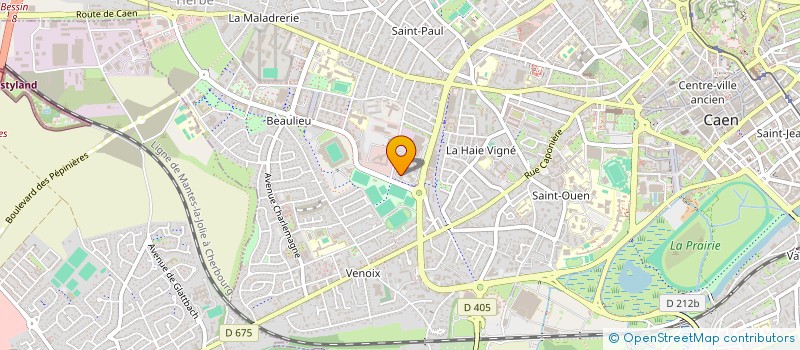localisation de l'entreprise SCI DES DOCTEURS HENRIET ET JACQUEMIN à CAEN