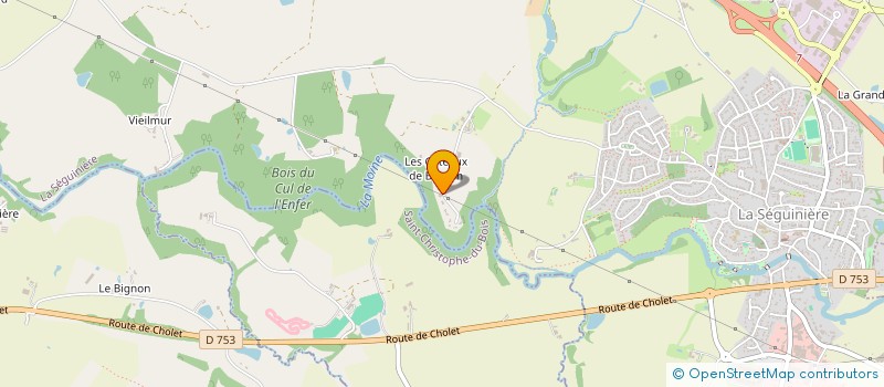 localisation de l'entreprise SCI DES DODAIS  LA SEGUINIERE