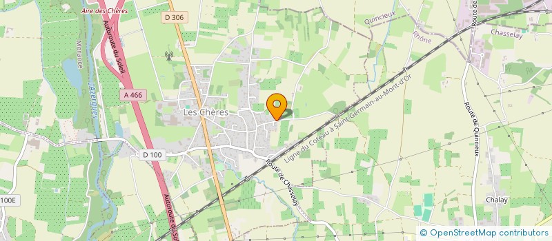 localisation de l'entreprise SCI DES DODANNES  LES CHERES