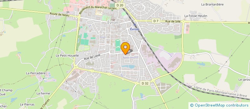 localisation de l'entreprise SCI DES DOLMENS  SAINT-GEORGES-SUR-ERVE