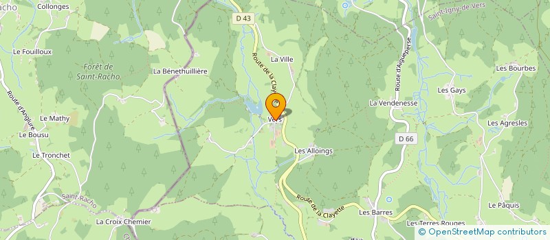 localisation de l'entreprise SCI DES DOMAINES DE VERS  SAINT IGNY DE VERS