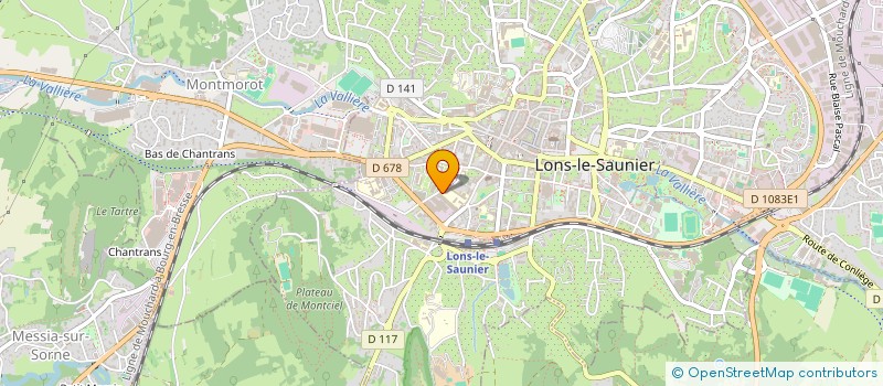 localisation de l'entreprise SCI DES DOMBES  LONS-LE-SAUNIER