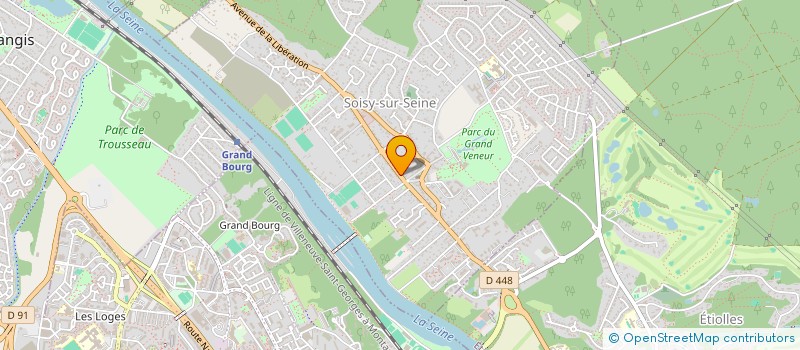 localisation de l'entreprise SCI DES DONJONS à SOISY-SUR-SEINE
