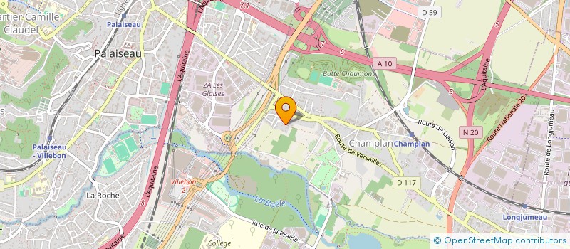 localisation de l'entreprise SCI DES DONJONS  CHAMPLAN