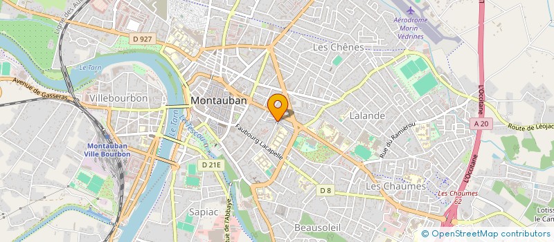 localisation de l'entreprise SCI DES DOREURS  MONTAUBAN