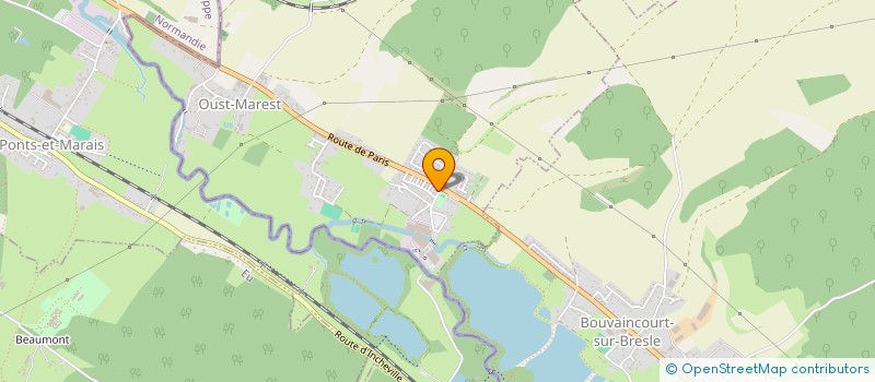 localisation de l'entreprise SCI DES DOUANES  OUST-MAREST