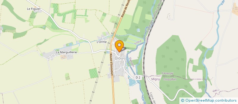 localisation de l'entreprise SCI DES DOUEES à DIOU