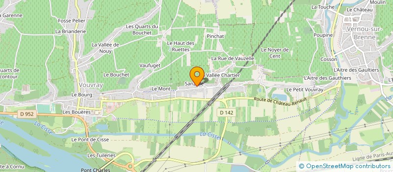 localisation de l'entreprise SCI DES DOUEES à VOUVRAY