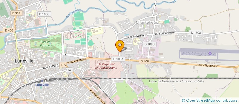 localisation de l'entreprise SCI DES DOUVES  CHANTEHEUX