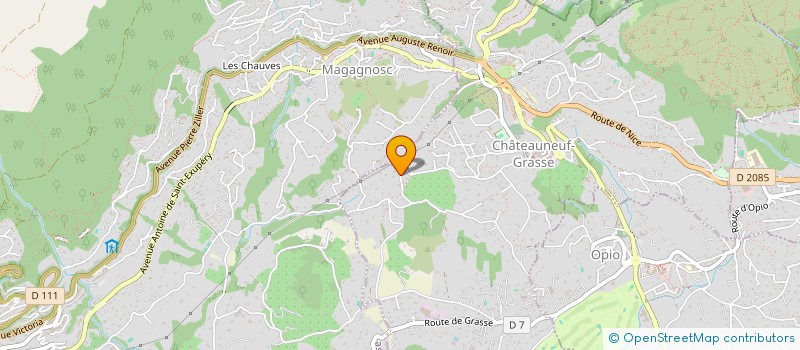 localisation de l'entreprise SCI DES DRAGONNIERS  CHATEAUNEUF-GRASSE