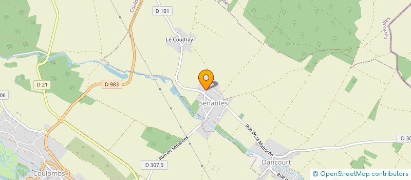 localisation de l'entreprise SCI DES DRUIDES à SENANTES