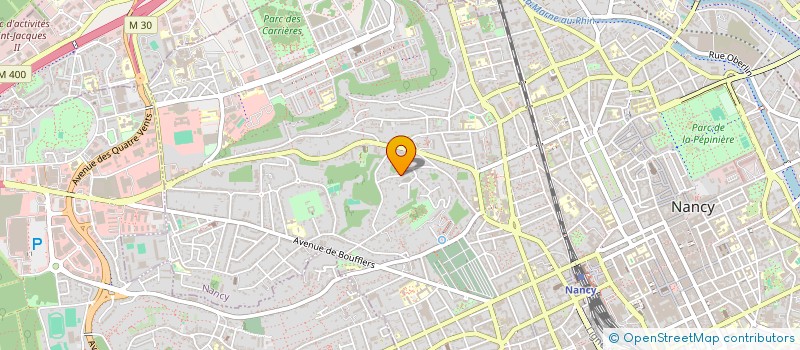 localisation de l'entreprise SCI DES DRYADES  NANCY