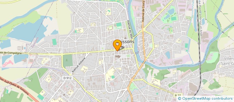 localisation de l'entreprise SCI DES DUCS à SOISSONS