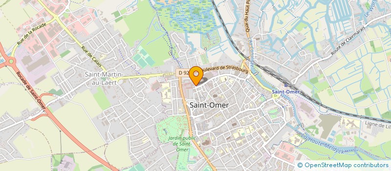 localisation de l'entreprise SCI DES DUCS  SAINT-OMER