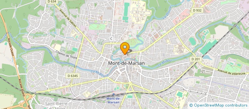 localisation de l'entreprise SCI DES DUCS à MONT-DE-MARSAN