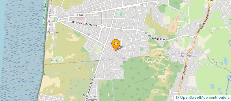 localisation de l'entreprise SCI DES DUCS  CUCQ