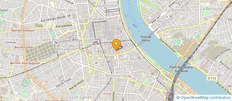 localisation de l'entreprise SCI DES DUCS DE GUYENNE  BORDEAUX