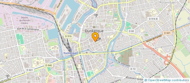localisation de l'entreprise SCI DES DUNES à DUNKERQUE