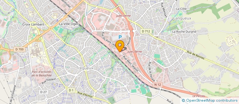 localisation de l'entreprise SCI DES DUNES  LANGUEUX