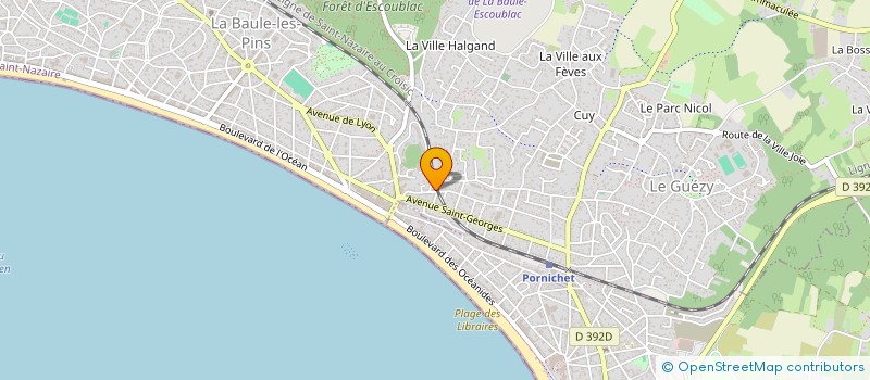 localisation de l'entreprise SCI DES DUNES  LA BAULE-ESCOUBLAC