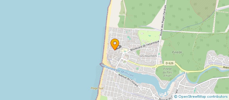 localisation de l'entreprise SCI DES DUNES  MIMIZAN