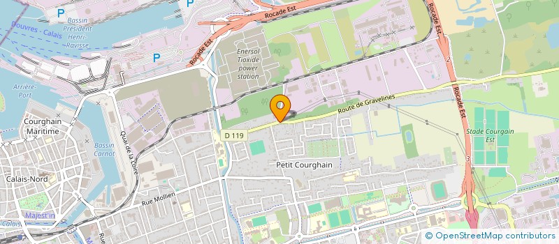 localisation de l'entreprise SCI DES DUNES  CALAIS