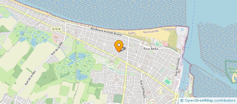 localisation de l'entreprise SCI DES DUNES  OUISTREHAM